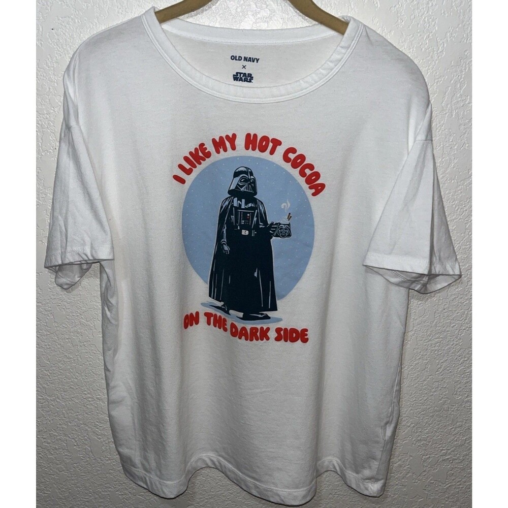 Darth Vader Christmas Shirt Unisex Size M I Like My Hot Cocoa On The Dark Side